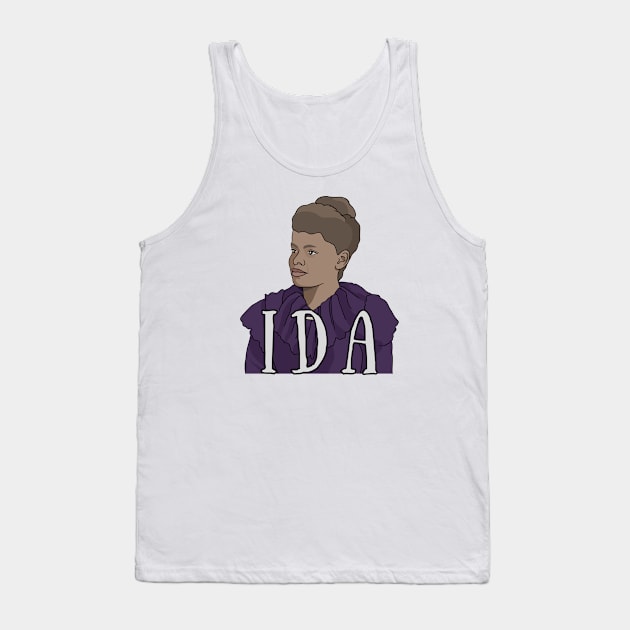 Ida B. Wells Portrait Tank Top by History Tees